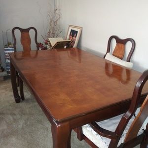 Oriental Custom Design dining room set with the Ch